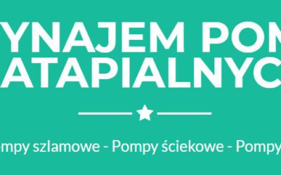 Wynajem pomp!
